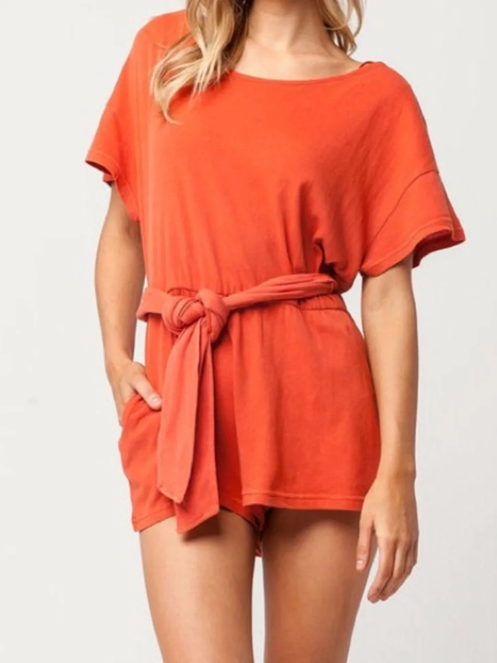 Free People Easy Street Wrapped One Piece Romper